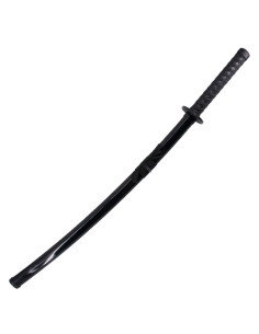 Katana d'entraînement noir, lame ABS haute résistance 2
