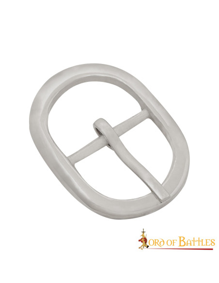 Lot de 3 petites boucles ovales en acier