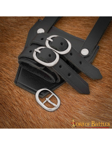 Lot de 3 petites boucles ovales en acier