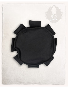 Chapeau médiéval crénelé noir, réglable 2