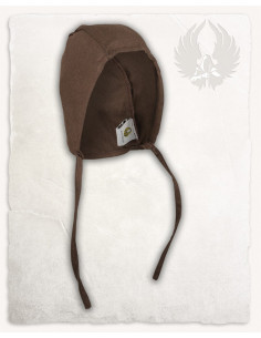 Crespina médiévale classique en coton marron
