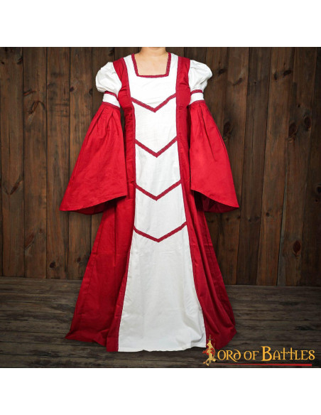 Robe médiévale de Demoiselle Isabel,...