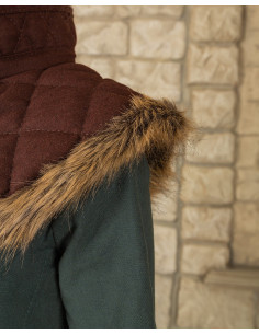Gorgerin Nimue en laine, marron 2