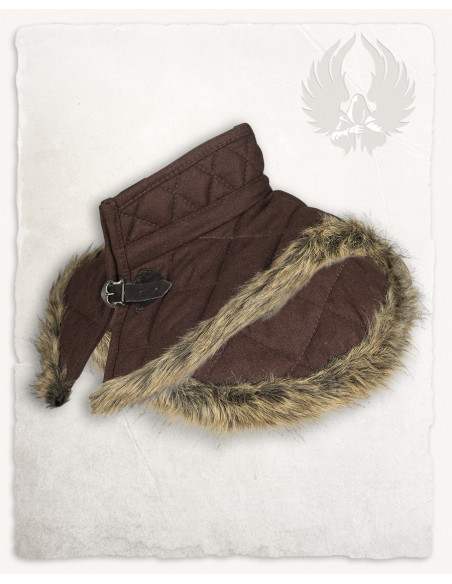 Gorgerin Nimue en laine, marron