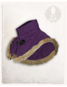 Gorgerin Nimue en laine, coloris violet