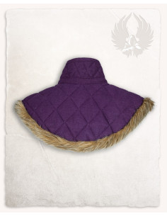 Gorgerin Nimue en laine, coloris violet 2