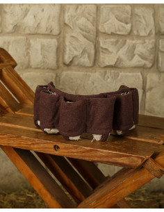 Ceinture médiévale des guérisseurs de Salerne - Marron 2