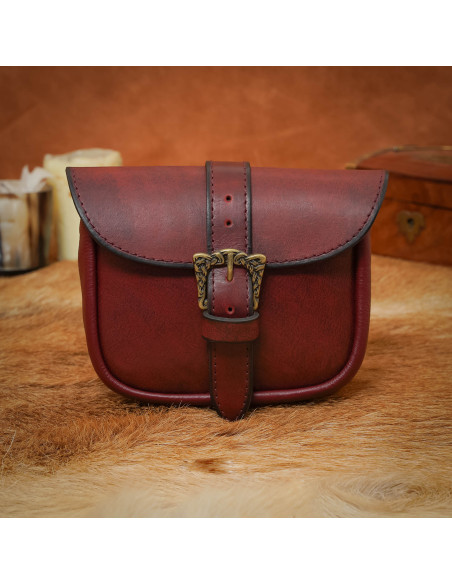 Sac en cuir avec boucle celtique en...