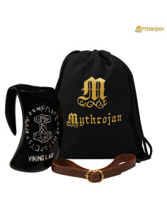 Pichet à hydromel en corne Viking Lair (600 ml.)