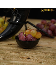 Bol médiéval en corne de bœuf finition polie 2