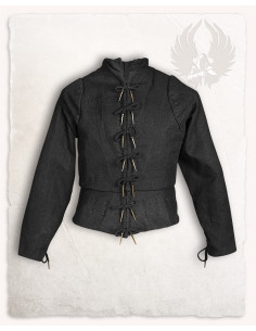 Pourpoint médiéval Tudor - Noir