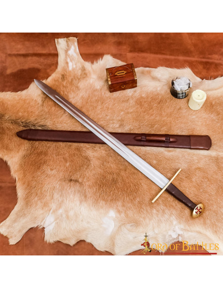 Épée fonctionnelle templière à une...