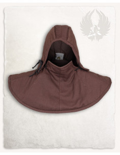 Gorgerin et Garde Médiévale Aulber Assortis - Marron