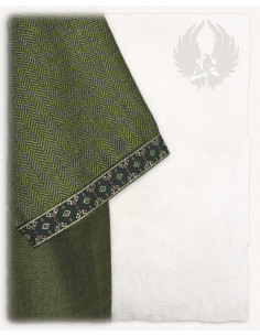 Tunique médiévale noble Sigbert - Vert olive 2