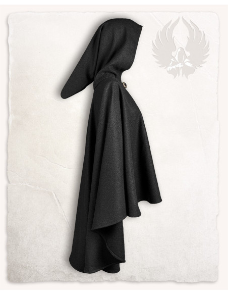 Cape courte en laine femme Kim - Gris