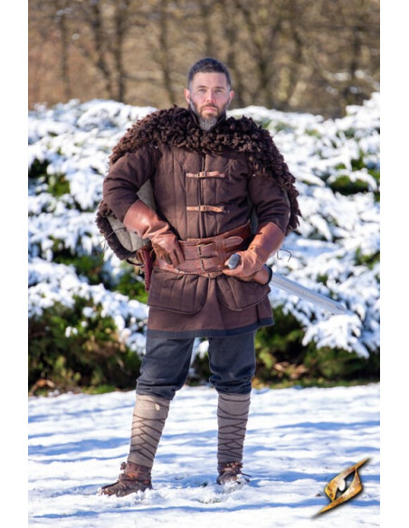 Fimbul Pantalon en laine mélangée à...