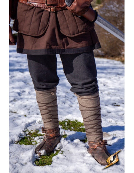 Fimbul Pantalon en laine mélangée à...