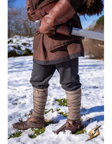 Fimbul Pantalon en laine mélangée à...