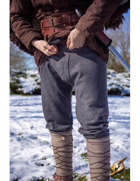 Fimbul Pantalon en laine mélangée à...