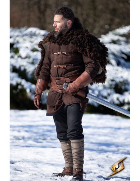 Fimbul Pantalon en laine mélangée à...