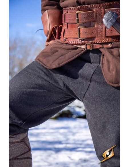 Fimbul Pantalon en laine mélangée à...