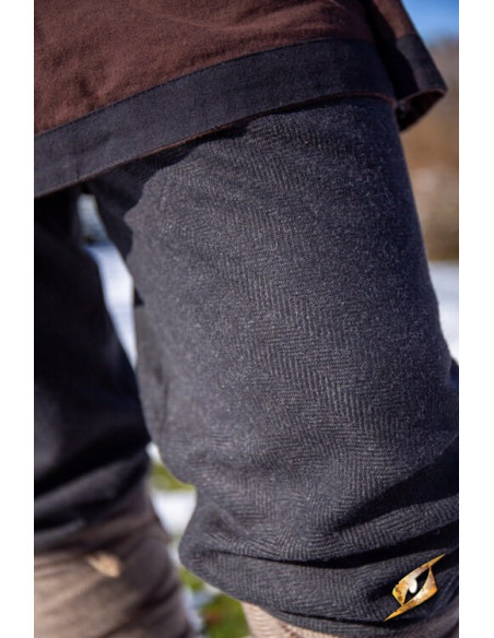 Fimbul Pantalon en laine mélangée à...