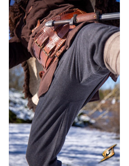 Fimbul Pantalon en laine mélangée à...