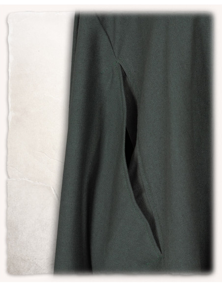 Cape médiévale type corbeau en toile...