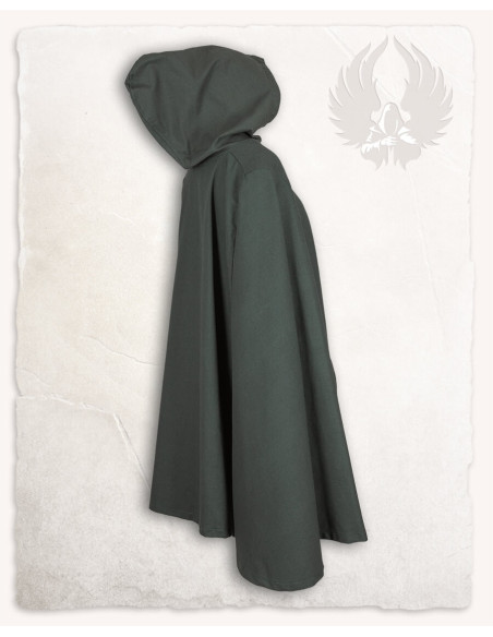 Cape médiévale type corbeau en toile...