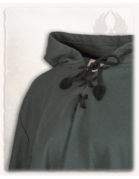 Cape médiévale type corbeau en toile...