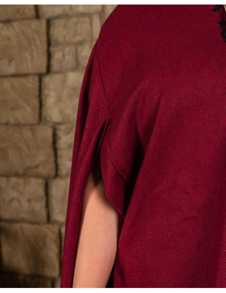 Cape médiévale type corbeau en toile...