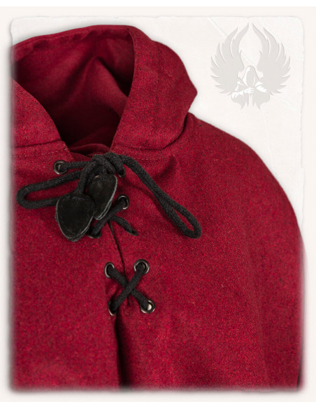 Cape médiévale type corbeau en toile...