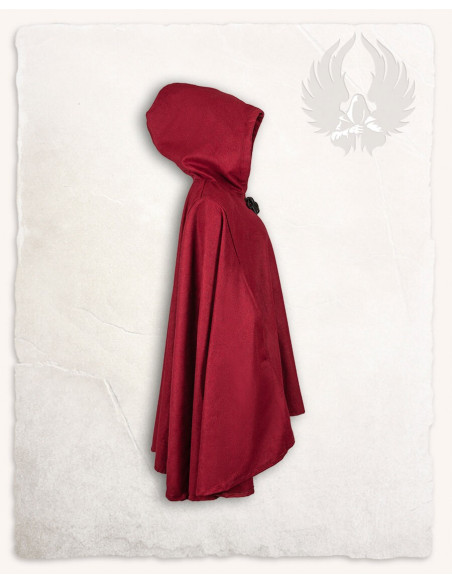 Cape médiévale type corbeau en toile...