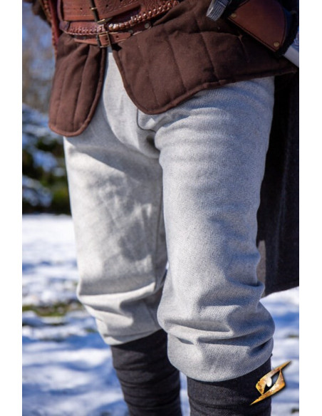 Fimbul Pantalon en laine mélangée à...