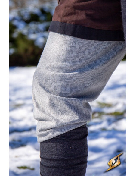 Fimbul Pantalon en laine mélangée à...