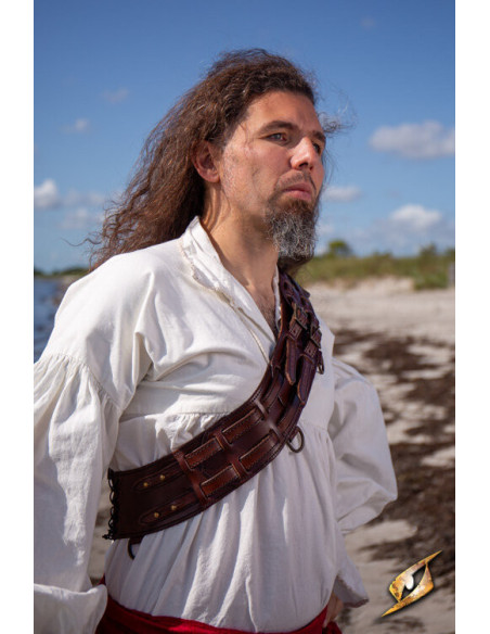 Bandoulière Pirate Adventurer en cuir...