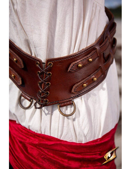 Bandoulière Pirate Adventurer en cuir...