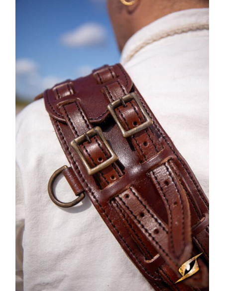 Bandoulière Pirate Adventurer en cuir...