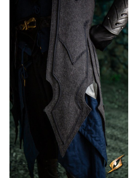 Charme de nuit du manteau d'elfe noir