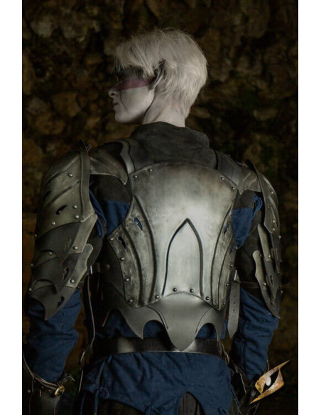 Plastron d'Elfe Noir avec Dossier de...