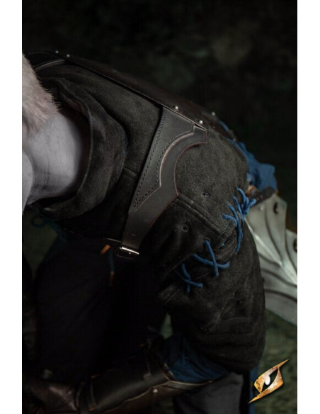 Plastron d'Elfe Noir avec Dossier de...