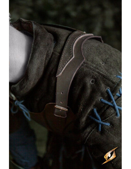 Plastron d'Elfe Noir avec Dossier de...