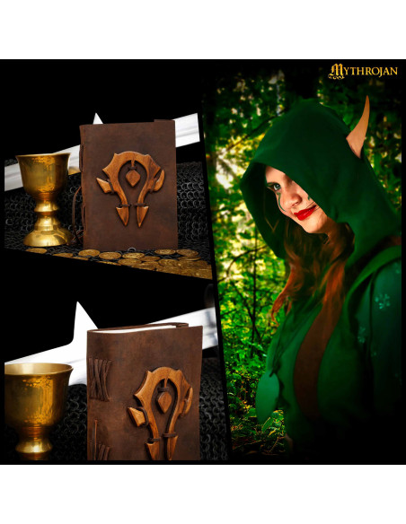 Journal en cuir marron Par La Horde,...