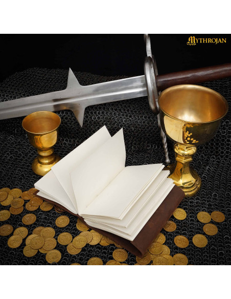 Journal en cuir marron Par La Horde,...