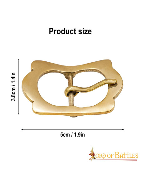 Ensemble de 5 boucles en laiton de la...