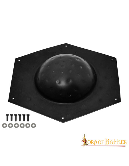 Umbo hexagonal pour bouclier romain...