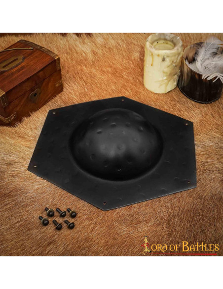 Umbo hexagonal pour bouclier romain...