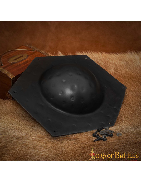 Umbo hexagonal pour bouclier romain...