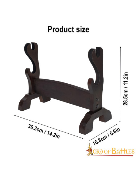 Présentoir de table pour 2 katanas,...