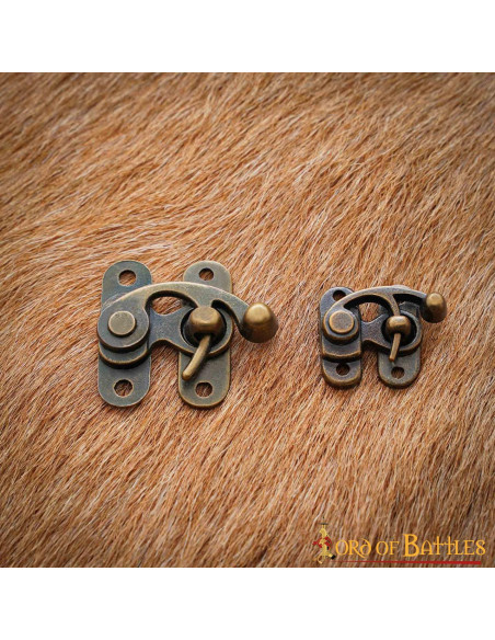 Lot de 3 petits moraillons en laiton